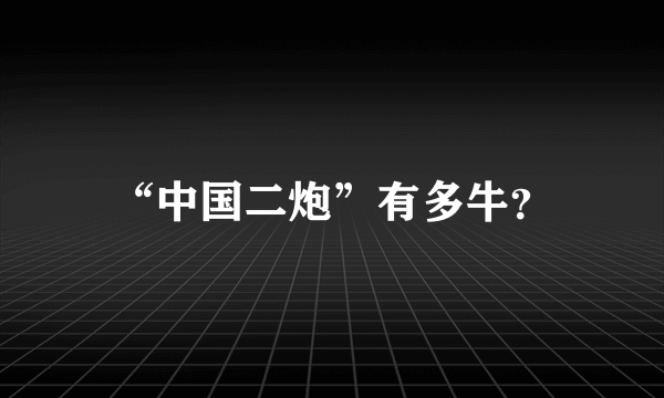 “中国二炮”有多牛？