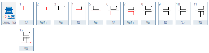 量的读音