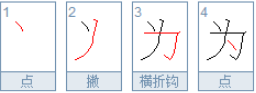 为字的笔顺是什么