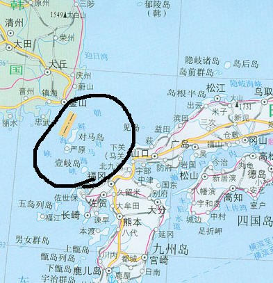 在日本与朝鲜之间的海峡是叫什么名字？