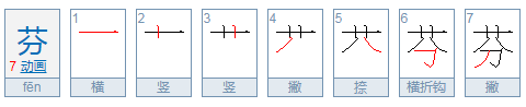 芬的拼音