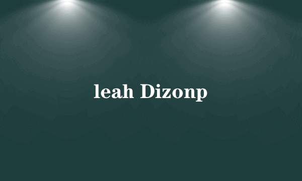 leah Dizonp