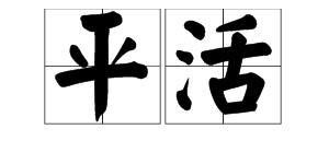 “平活”、“双响炮”各是什么意思？