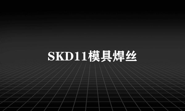 SKD11模具焊丝