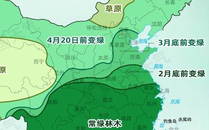 全国树叶变绿地图出炉，为何北方绿叶先到？