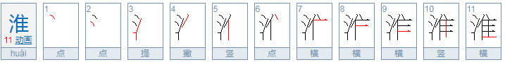 淮怎么读?