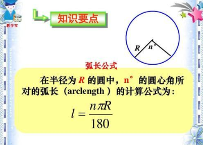 扇形弧长公式是什么？