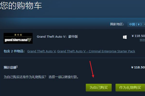 怎么在steam上买gta5后怎么得到激活码