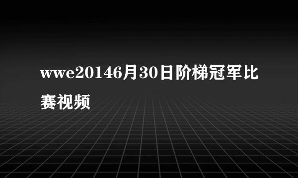 wwe20146月30日阶梯冠军比赛视频