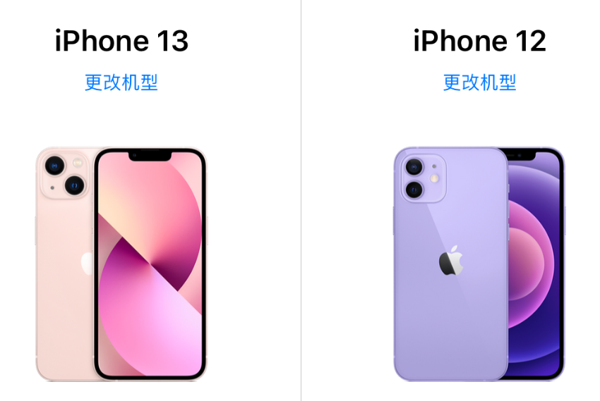 iphone13与12参数对比