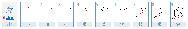 姓yan的yan怎么写？