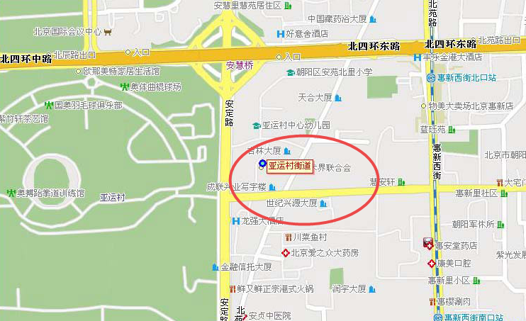 亚运村 是属于北京哪个区？