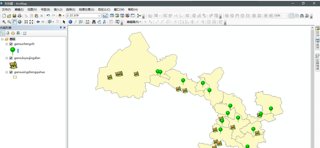 arcgis中所需要的地图是怎么制作的？