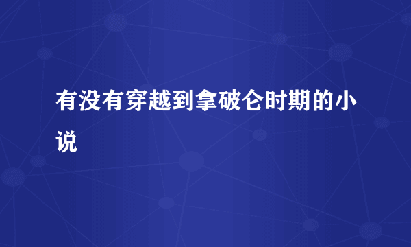 有没有穿越到拿破仑时期的小说