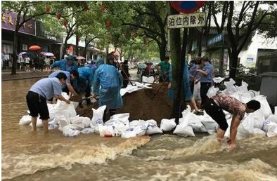 钱塘江流域洪水暴发 ？