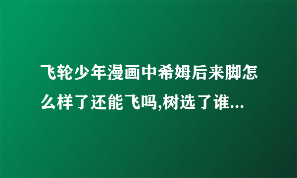 飞轮少年漫画中希姆后来脚怎么样了还能飞吗,树选了谁,目前的结局?