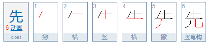 xian的汉字有哪些？