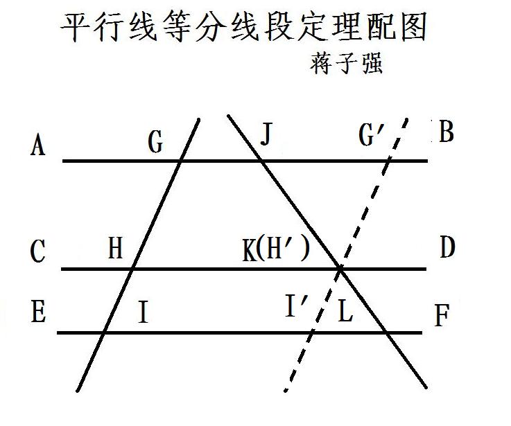 平行线等分线段定理的定理内容