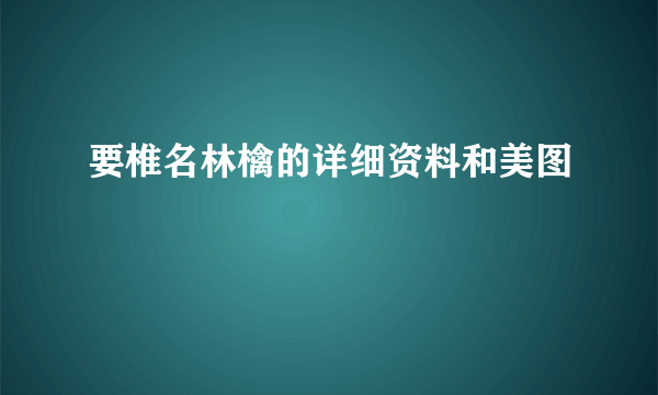 要椎名林檎的详细资料和美图