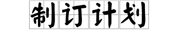 是“制定计划”还是“制订计划”？