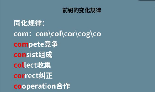 con和com做前缀的区别是什么？