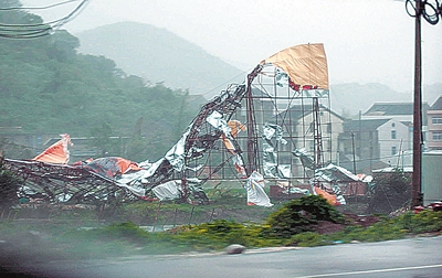 台风云娜的危害