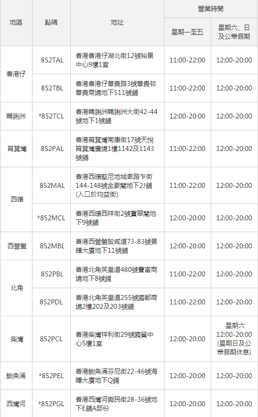 香港的顺丰电话是多少？营业时间是什么时候？