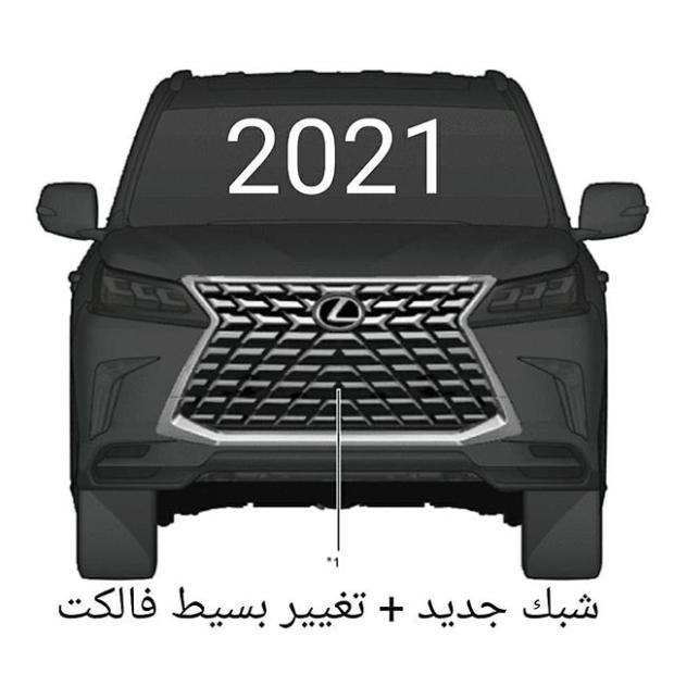 2021款雷克萨斯LX570就是这个样子了！可惜国内还是...