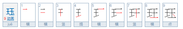 珏怎么读