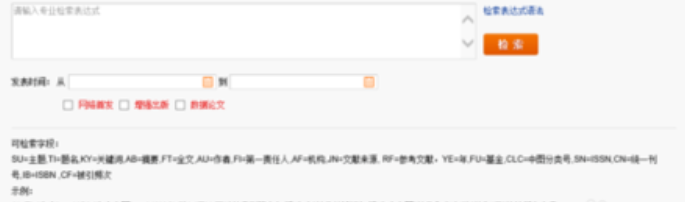 有知道知网的检索式怎么写吗？