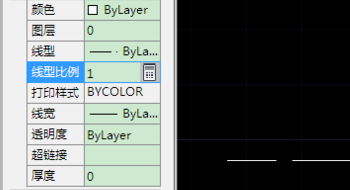CAD中虚线看起来是实线 怎么设置比例