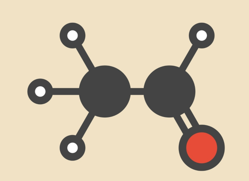乙醛分子的结构式