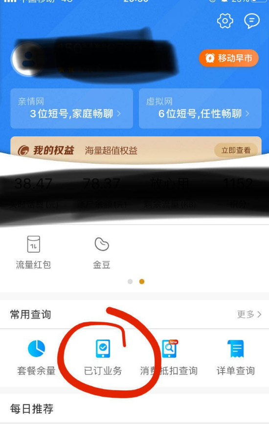 如何查询自己手机号办理了什么业务？